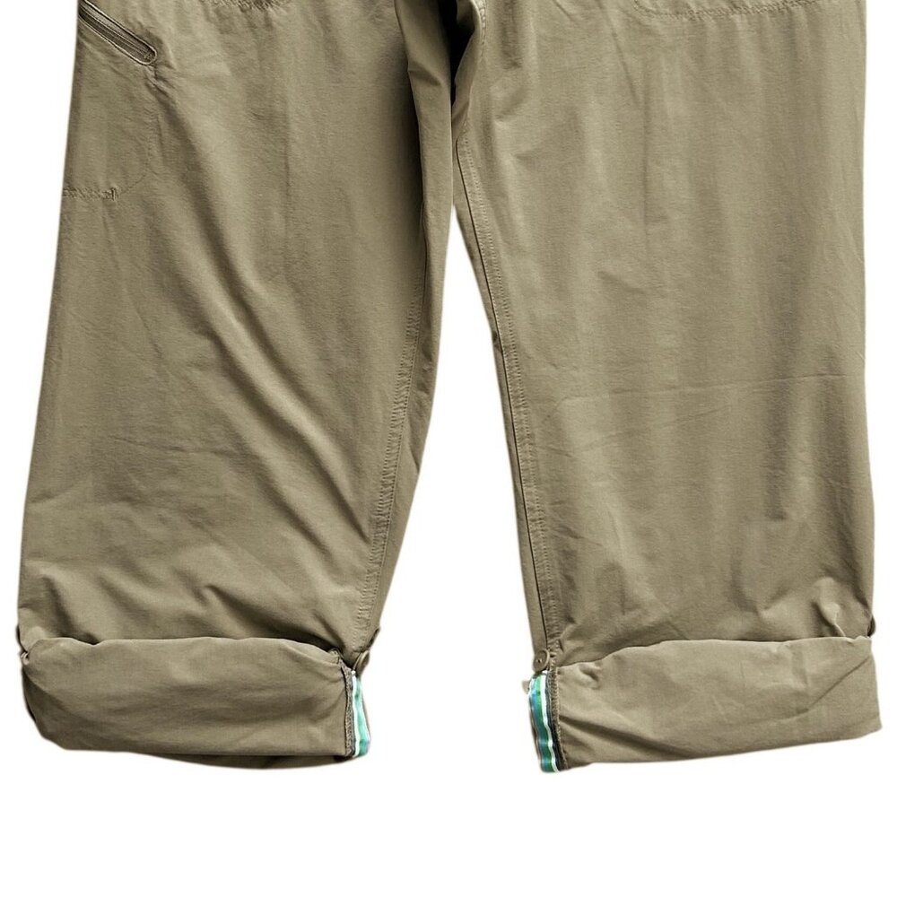 Marmot Pant Women 10 Brown Stretch Hiking Roll Up Outdoor Lightweight Trail Camp - Picture 5 of 12